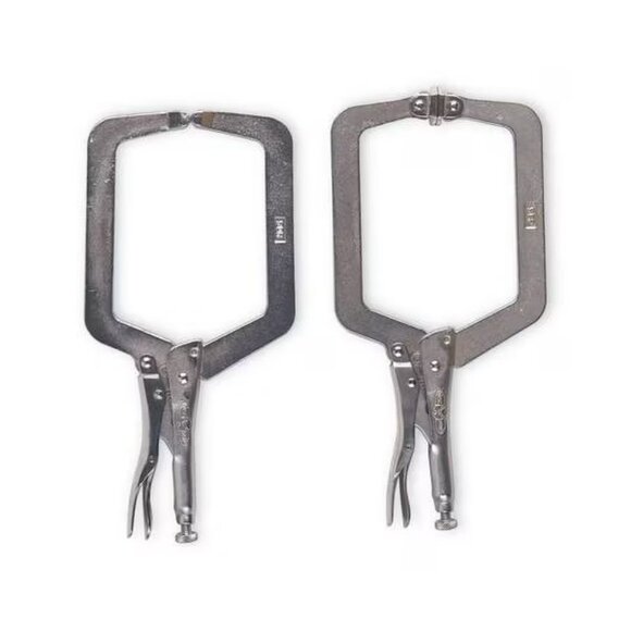 IRWIN Vise Grip 11R 11" C Clamp Locking Regular Tip Easy Release Pliers- 2PACK - Picture 4 of 4